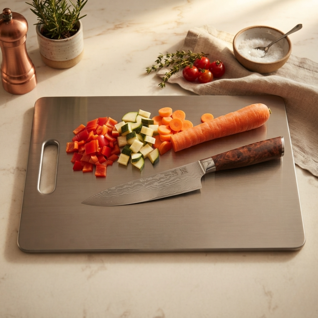 Duratough Stainless Steel Chopping Board