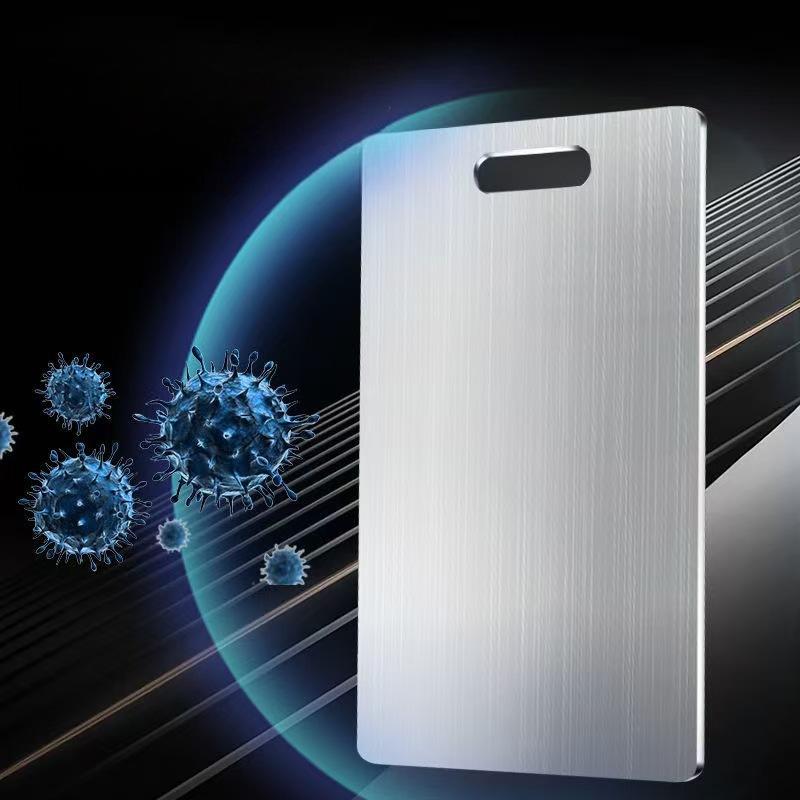 Dual-Sided Stainless Steel Chopping Board - Hygienic & Durable Kitchen Cutting Board for Meat, Veggies & More(20*30cm)