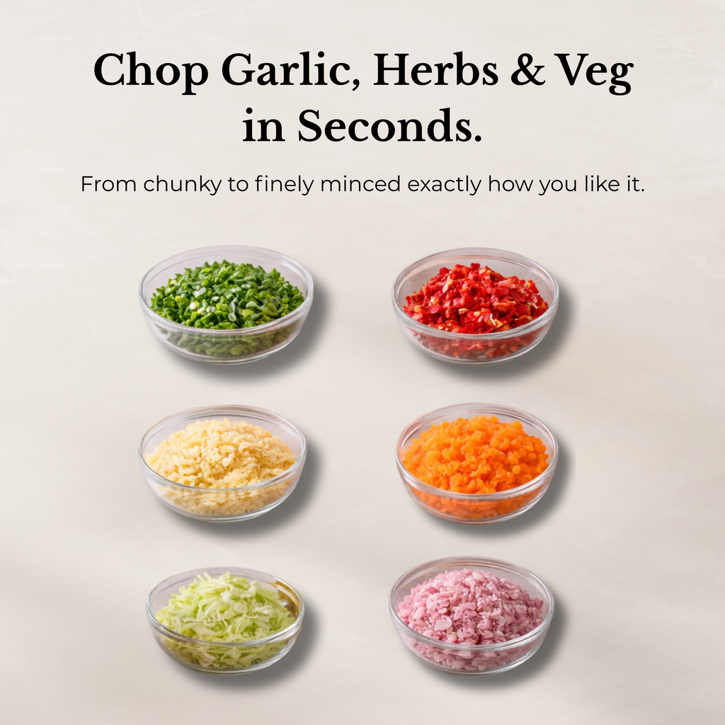 Easy Garlic, Onion & Herb Processor